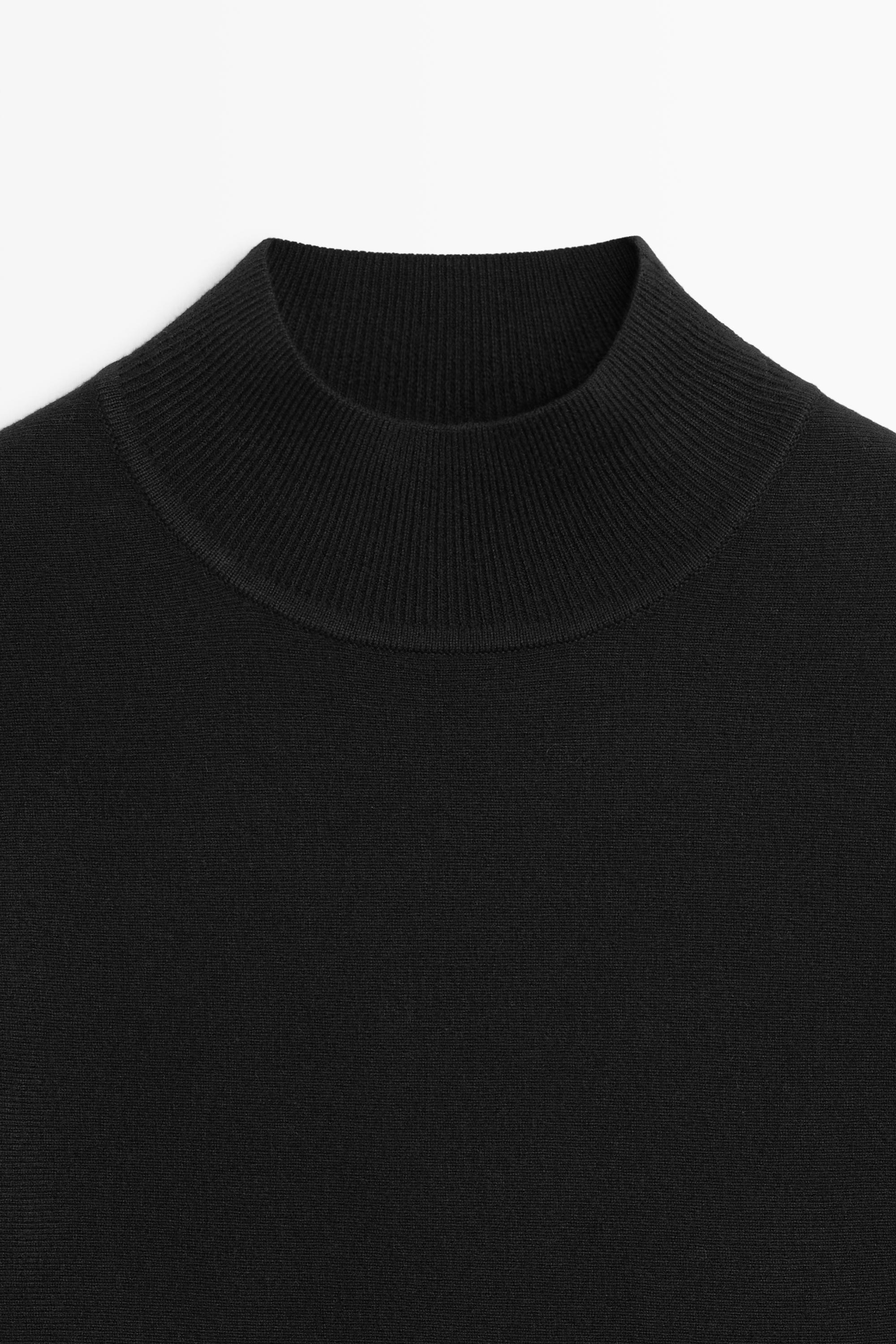Top en maille avec détail basque